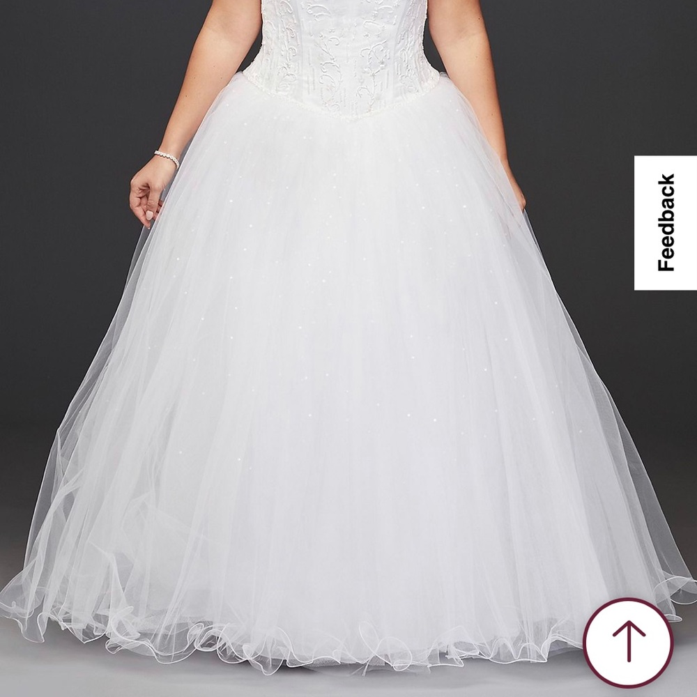 Tulle Wedding Dress with Beaded Bodice - Picture 2 of 3